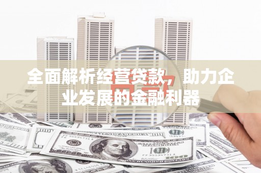 下营全面解析经营贷款，助力企业发展的金融利器
