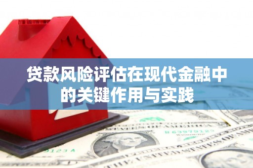 下营贷款风险评估在现代金融中的关键作用与实践