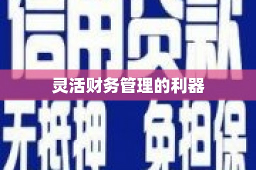 下营灵活财务管理的利器