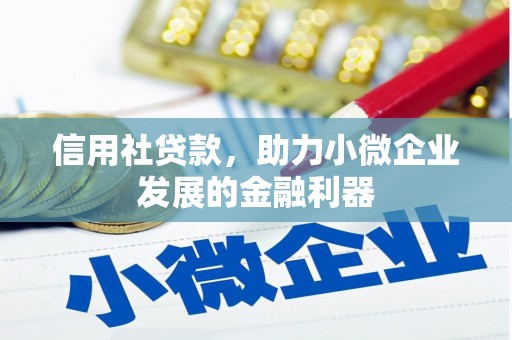 下营信用社贷款，助力小微企业发展的金融利器