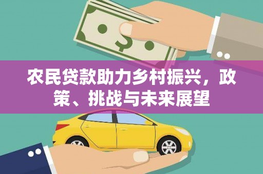 下营农民贷款助力乡村振兴，政策、挑战与未来展望