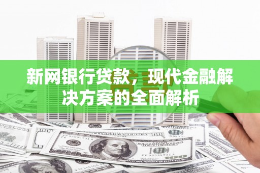 下营新网银行贷款，现代金融解决方案的全面解析