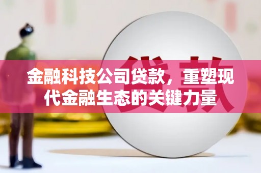 下营金融科技公司贷款，重塑现代金融生态的关键力量