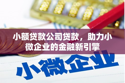下营小额贷款公司贷款，助力小微企业的金融新引擎