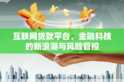 下营互联网贷款平台，金融科技的新浪潮与风险管控