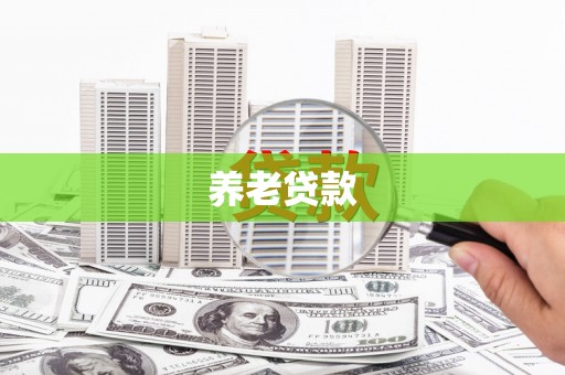 下营养老贷款