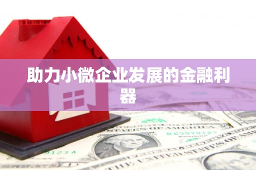 下营助力小微企业发展的金融利器