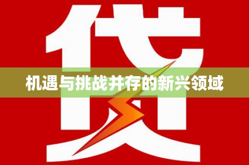 下营机遇与挑战并存的新兴领域