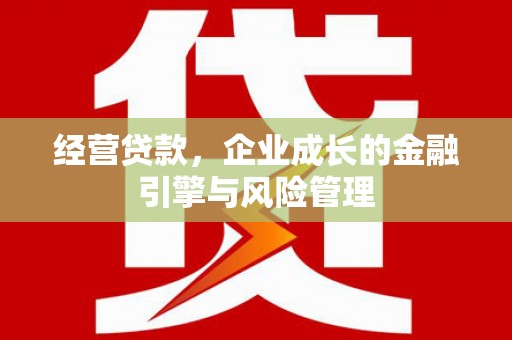 下营经营贷款，企业成长的金融引擎与风险管理